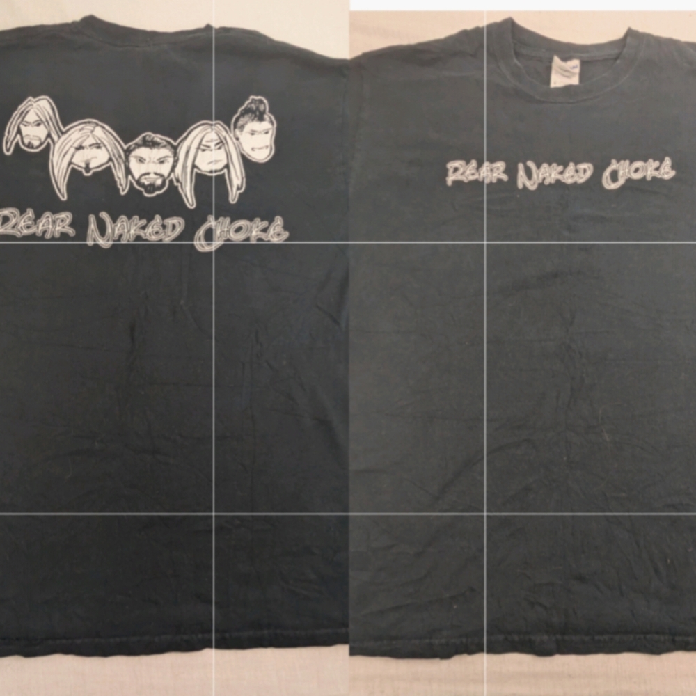 Rear Naked Choke Heavy Metal Band from Abilene, TX Concert Tee Large